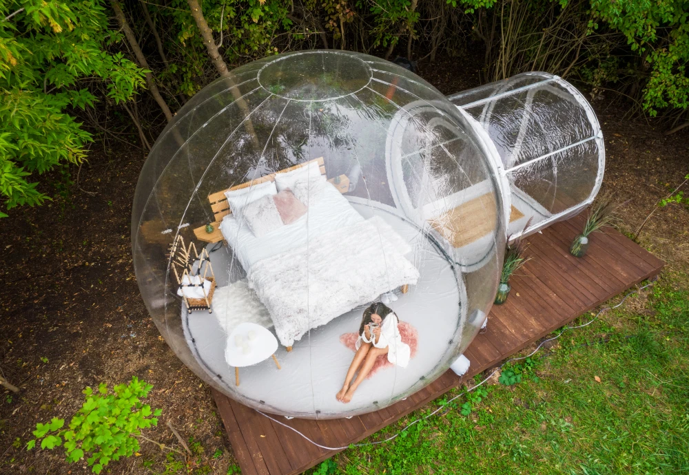 diy inflatable bubble tent